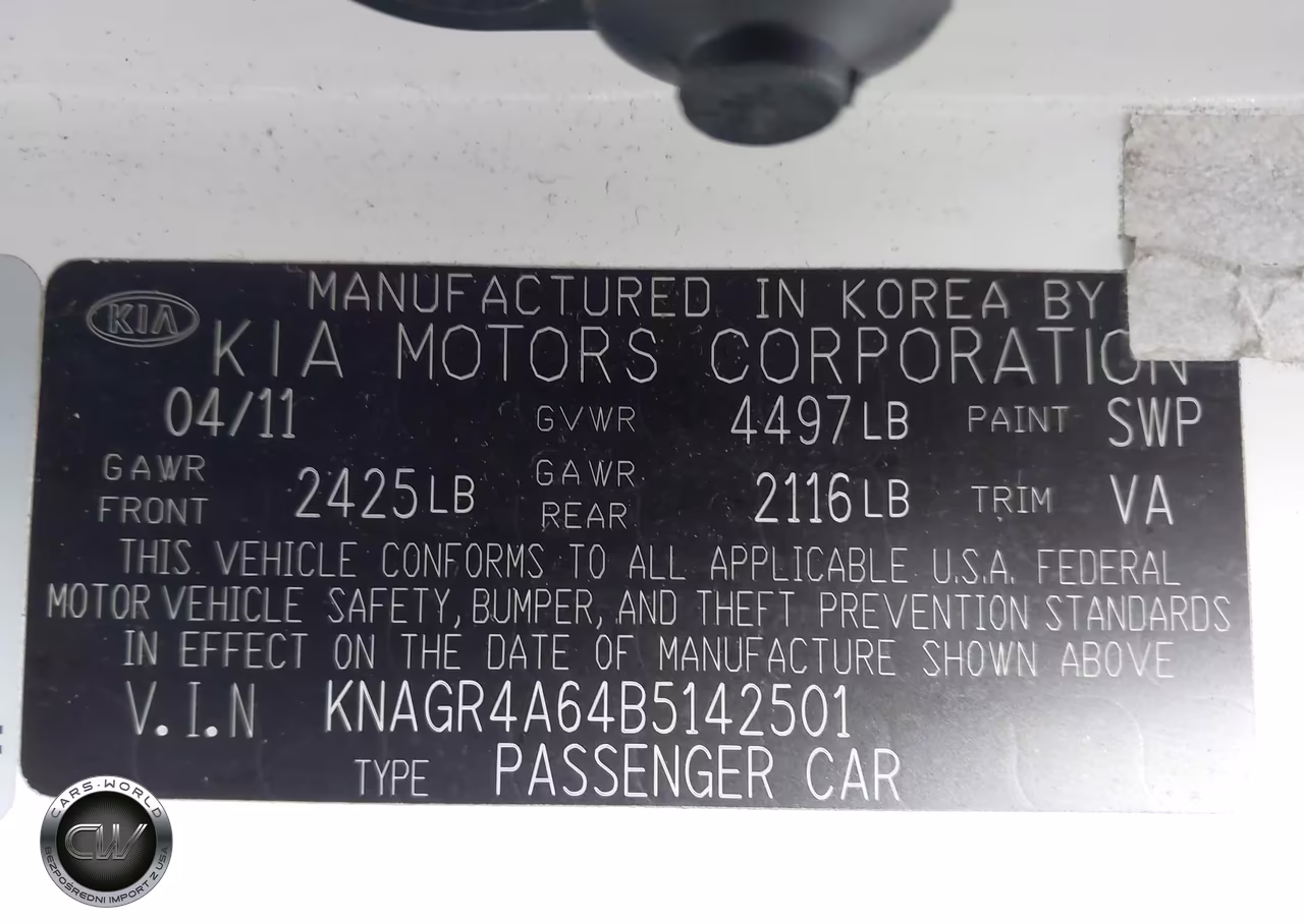 2011 Kia Optima Sx VIN:KNAGR4A64B5142501 - 9