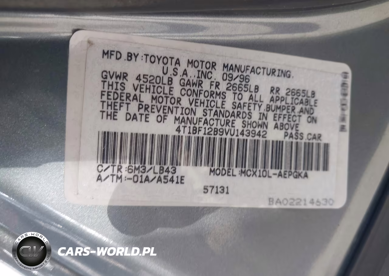 1997 Toyota Avalon Xls VIN:4T1BF12B9VU143942 - 9