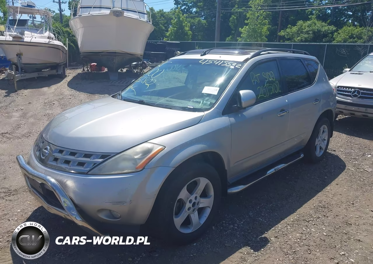 2005 Nissan Murano Sl VIN:JN8AZ08W15W435816 - 2