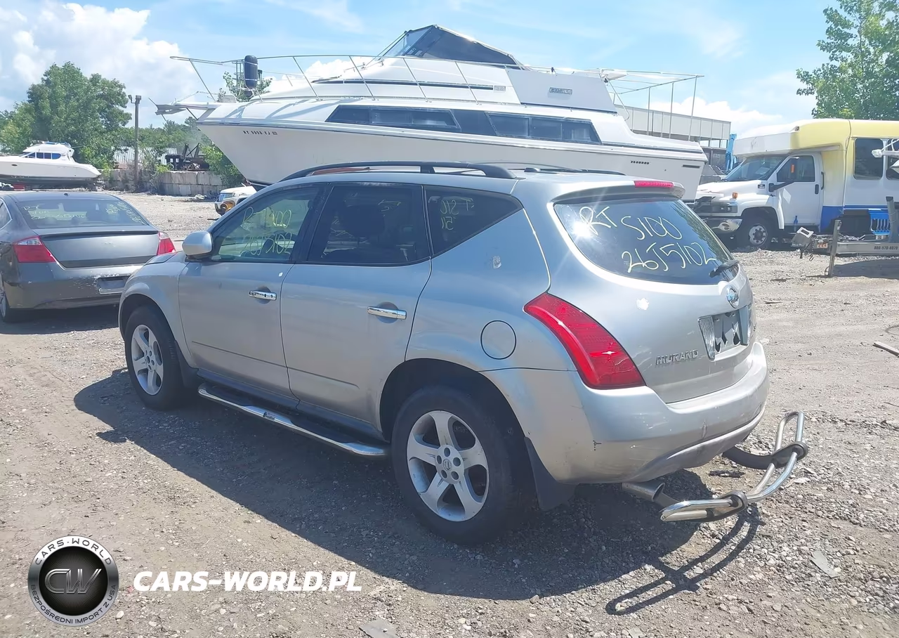 2005 Nissan Murano Sl VIN:JN8AZ08W15W435816 - 3