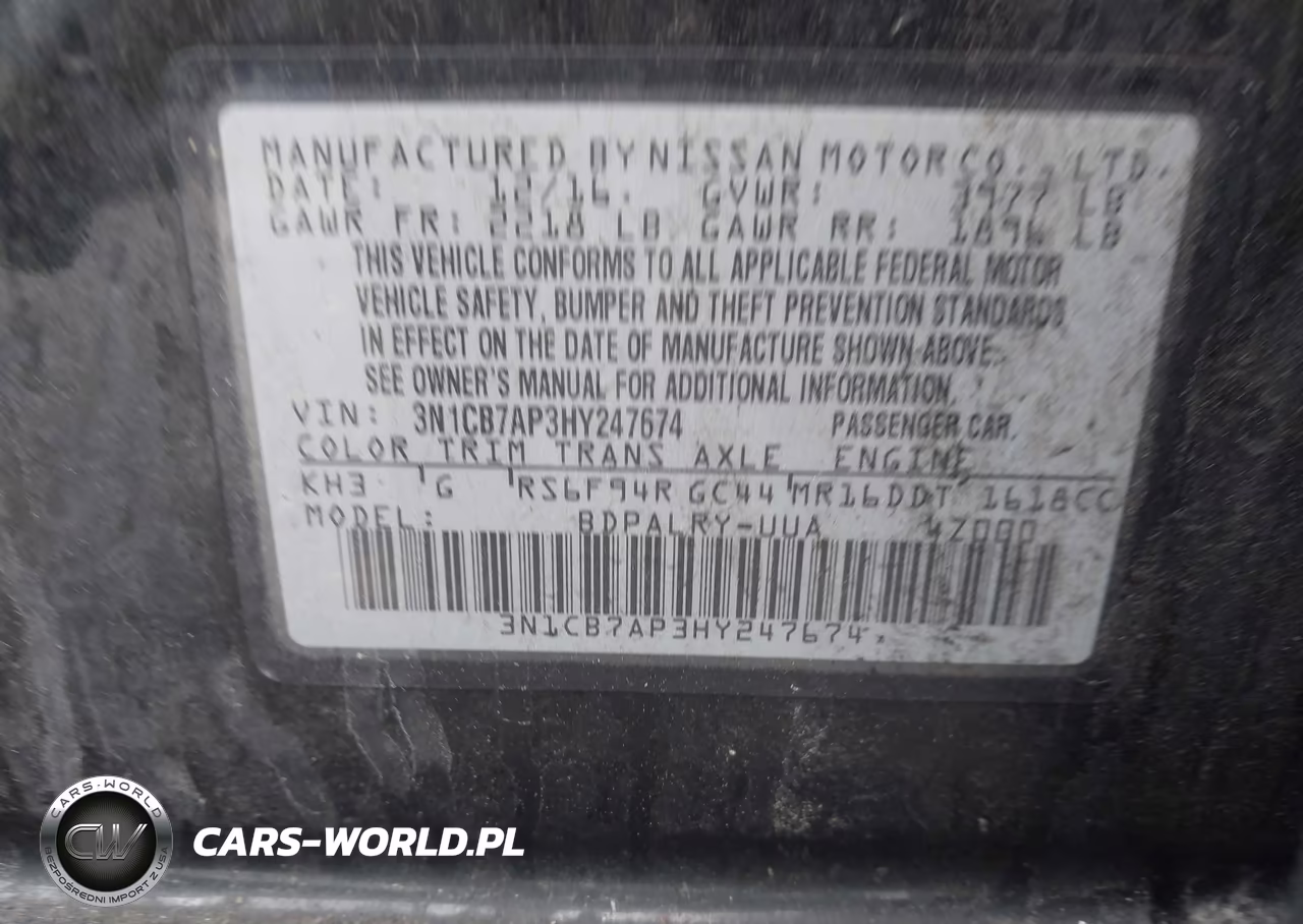 2017 Nissan Sentra Sr Turbo VIN:3N1CB7AP3HY247674 - 9