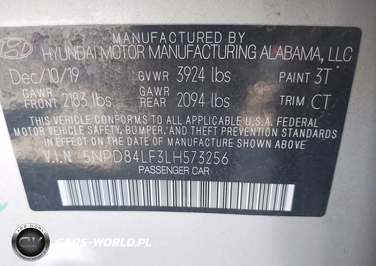 2020 Hyundai Elantra Sel VIN:5NPD84LF3LH573256 - 9
