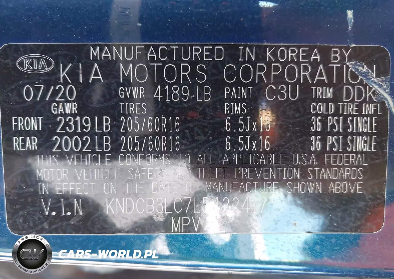 2020 Kia Niro Lxs VIN:KNDCB3LC7L5422417 - 9