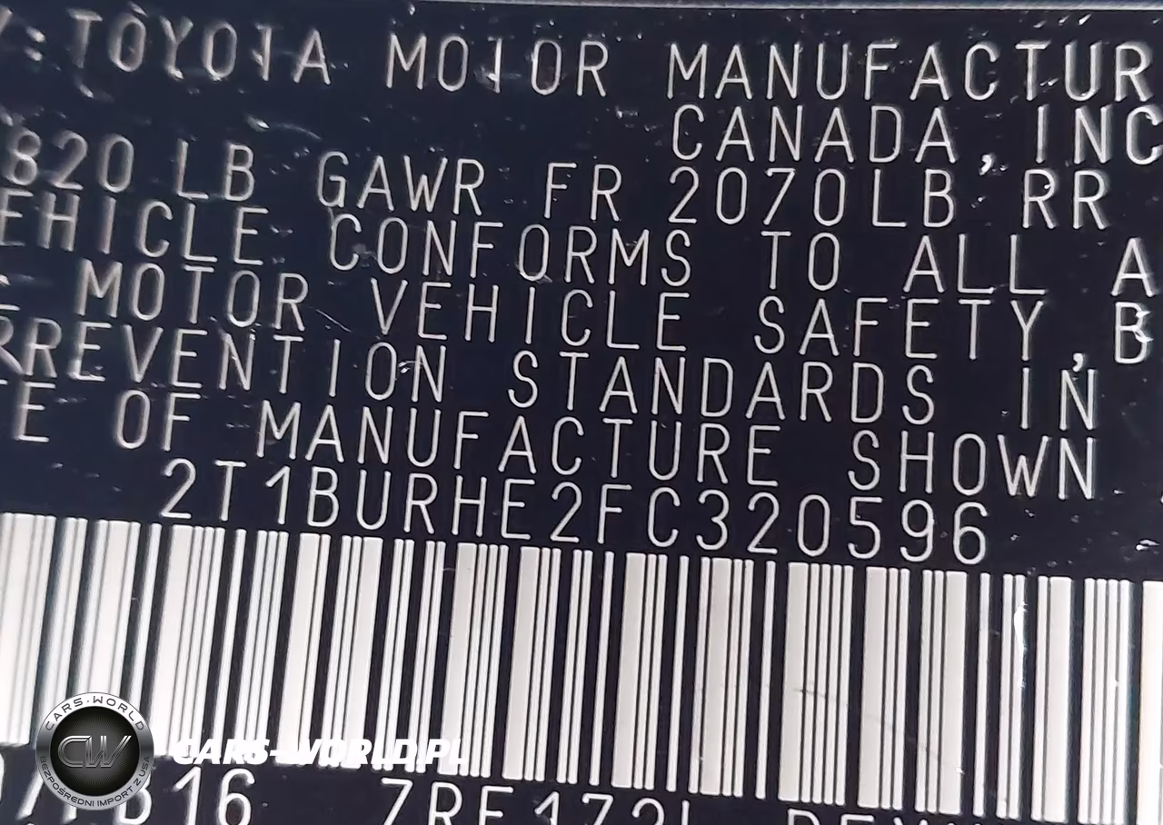 2015 Toyota Corolla Le VIN:2T1BURHE2FC320596 - 9