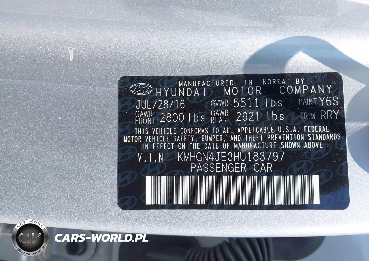 2017 Genesis G80 3.8 VIN:KMHGN4JE3HU183797 - 9