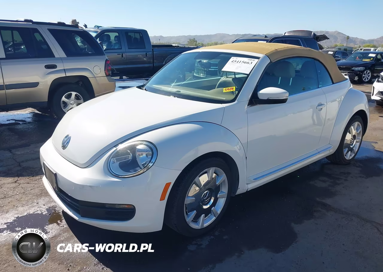 2013 Volkswagen Beetle 2.5L VIN:3VW5P7AT9DM824887 - 2