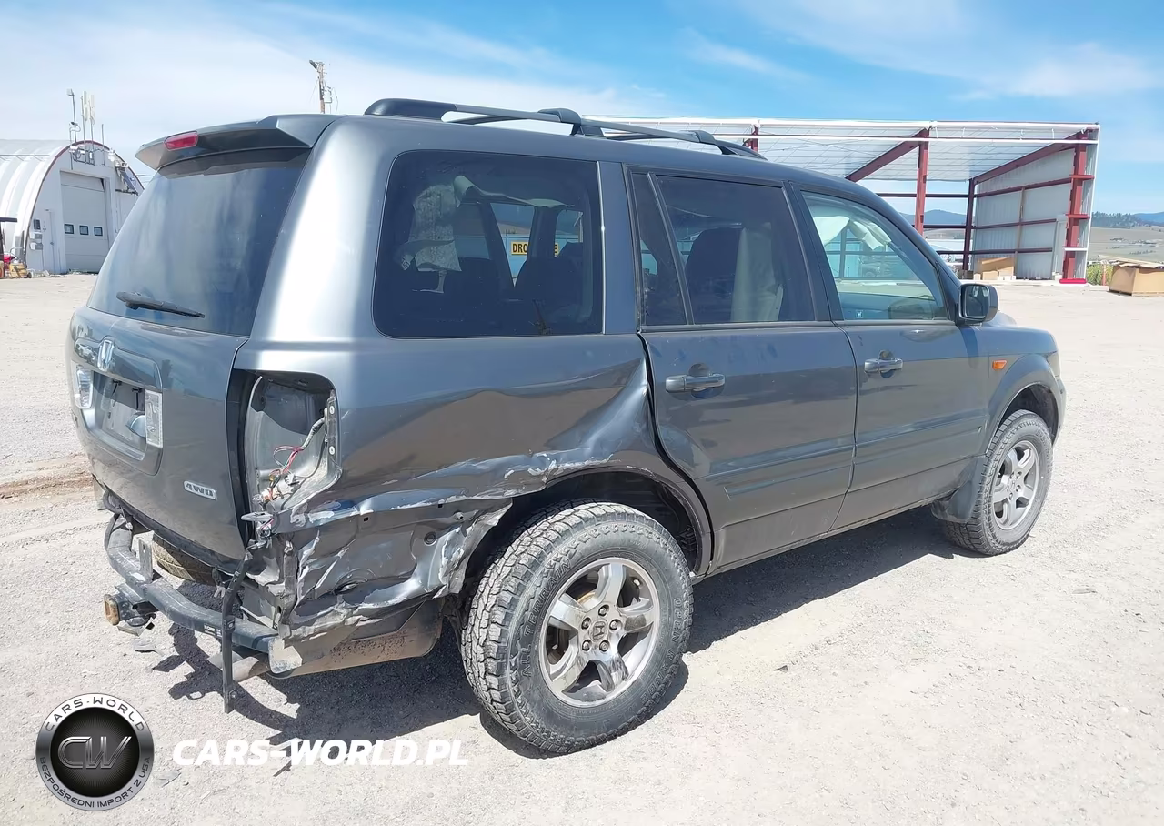 2008 Honda Pilot Ex-L VIN:5FNYF187X8B027597 - 4