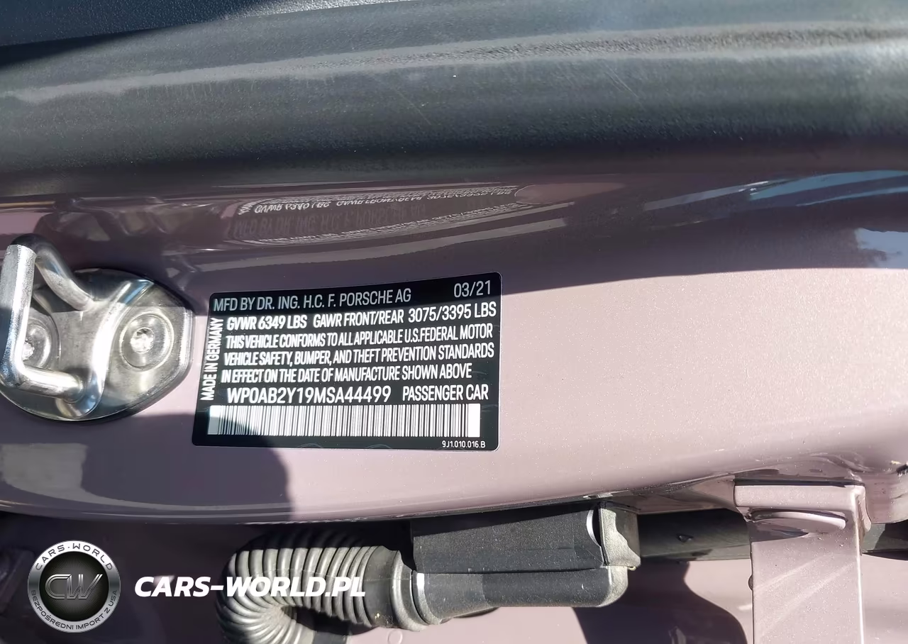 2021 Porsche Taycan 4S VIN:WP0AB2Y19MSA44499 - 9