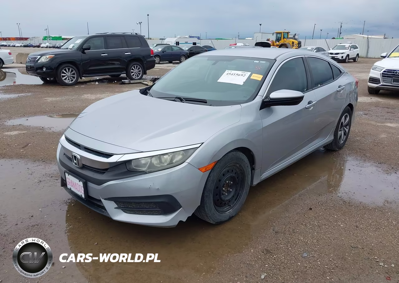 2016 Honda Civic Lx VIN:19XFC2F53GE037299 - 2