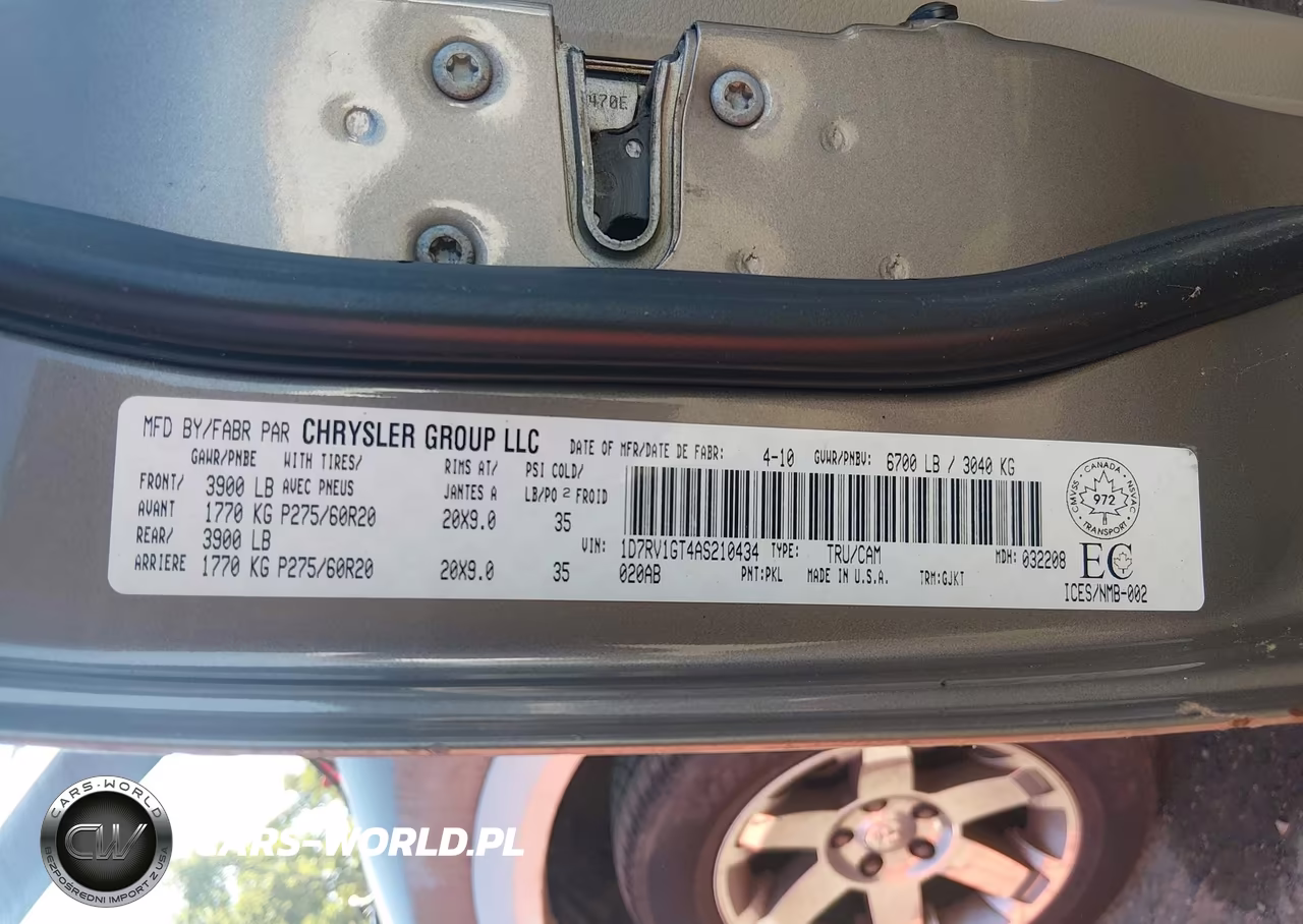 2010 Dodge Ram 1500 Laramie VIN:1D7RV1GT4AS210434 - 9