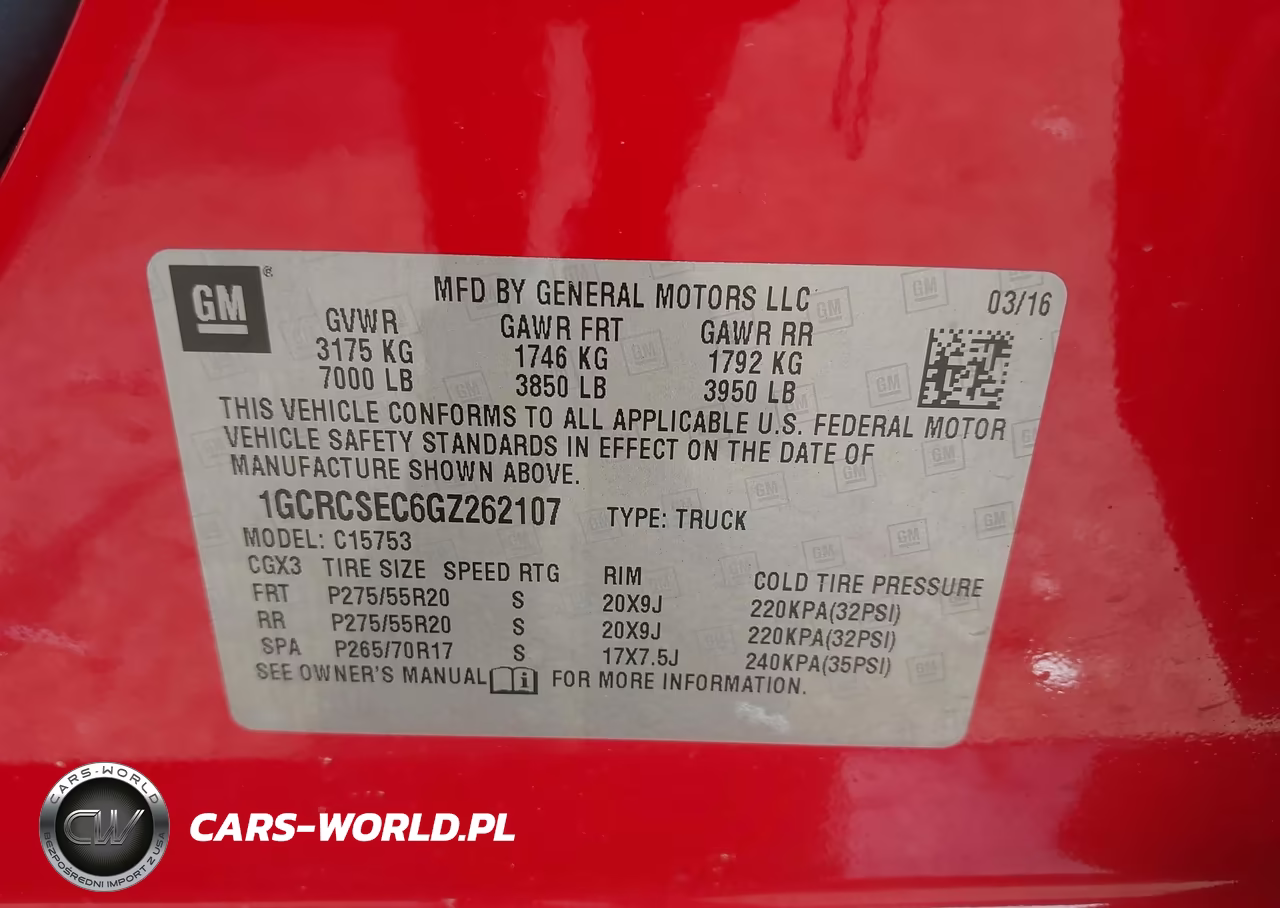 2016 Chevrolet Silverado 1500 Ltz VIN:1GCRCSEC6GZ262107 - 9