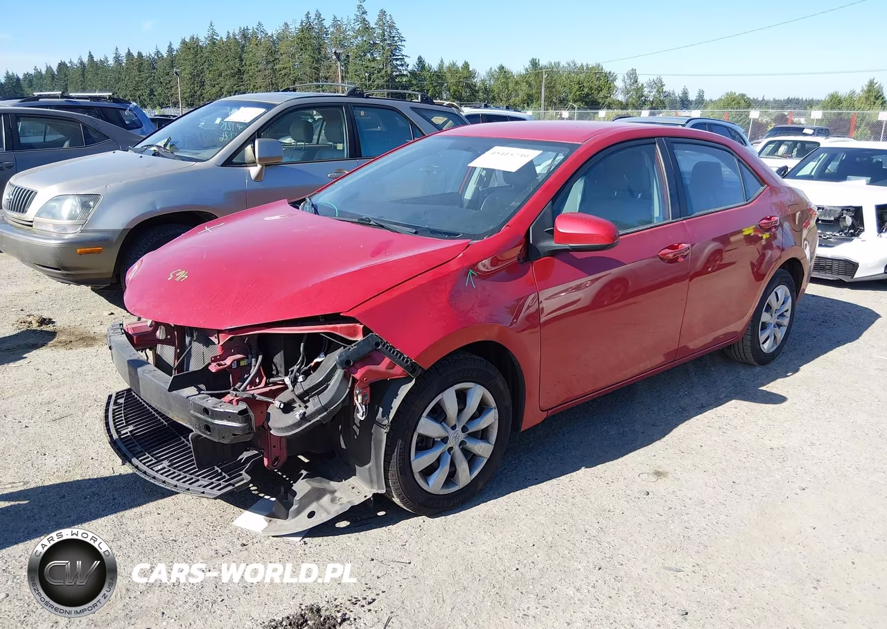 2016 Toyota Corolla Le VIN:2T1BURHE4GC641556 - 2