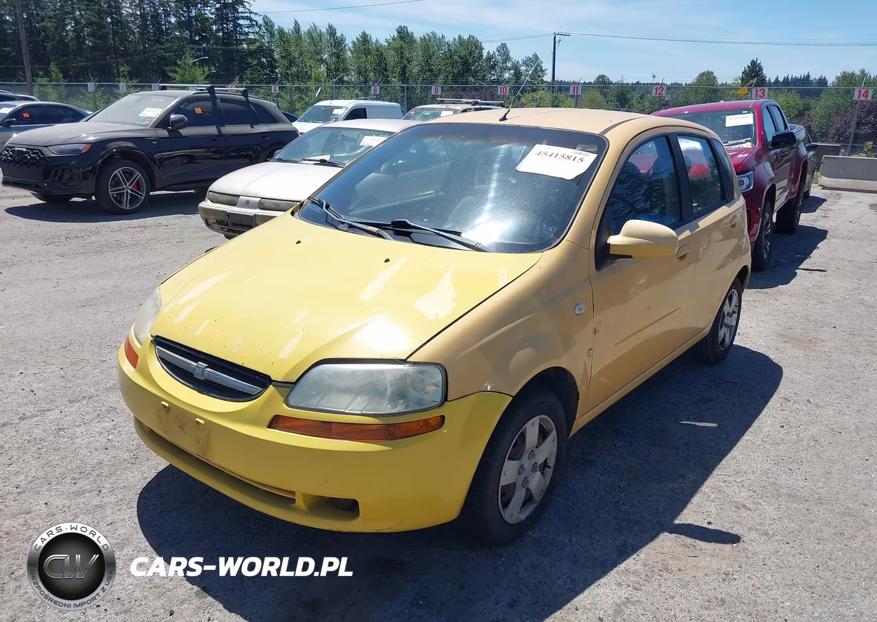 2007 Chevrolet Aveo Svm VIN:KL1TD66657B708461 - 2