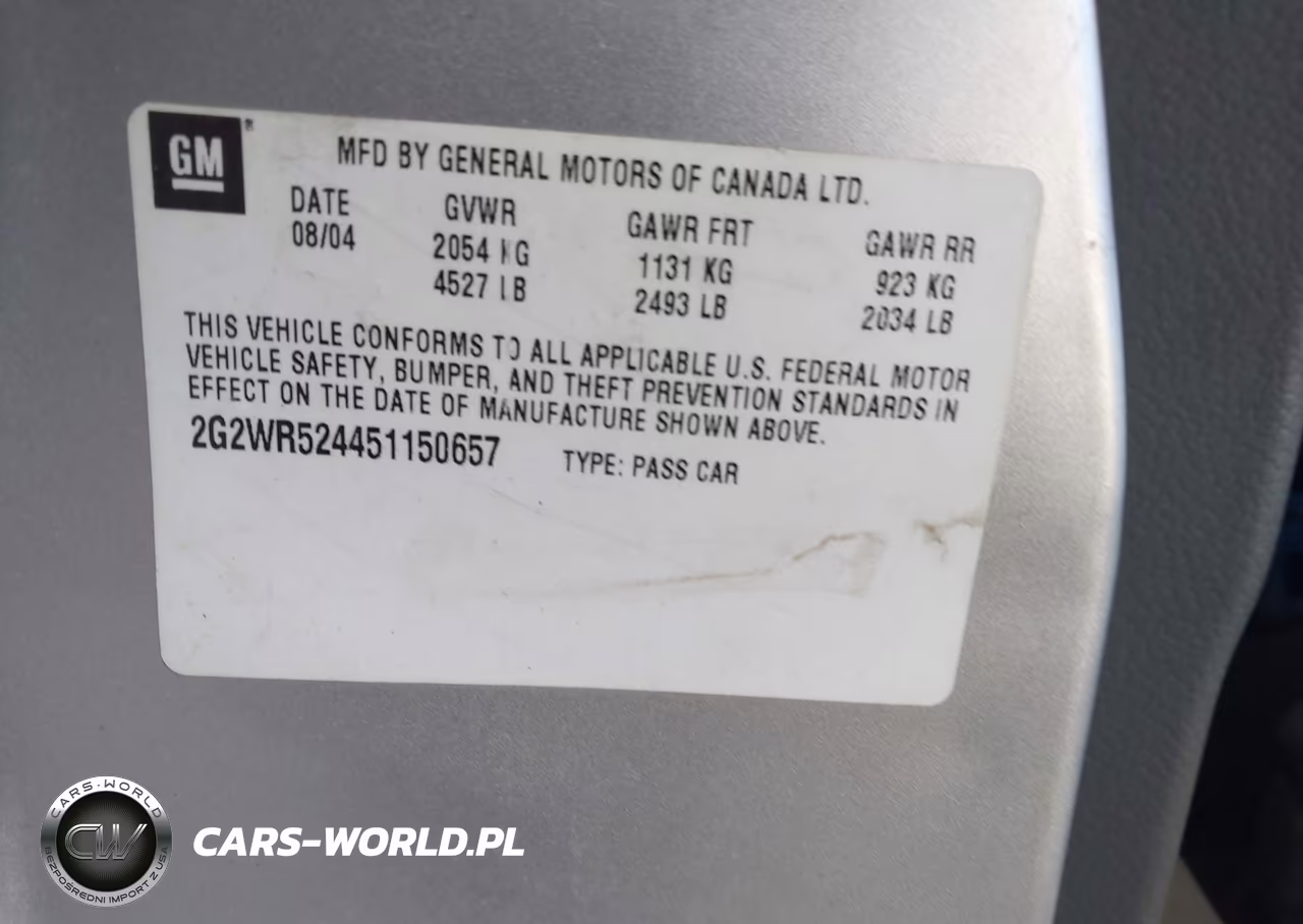 2005 Pontiac Grand Prix Gtp VIN:2G2WR524451150657 - 9