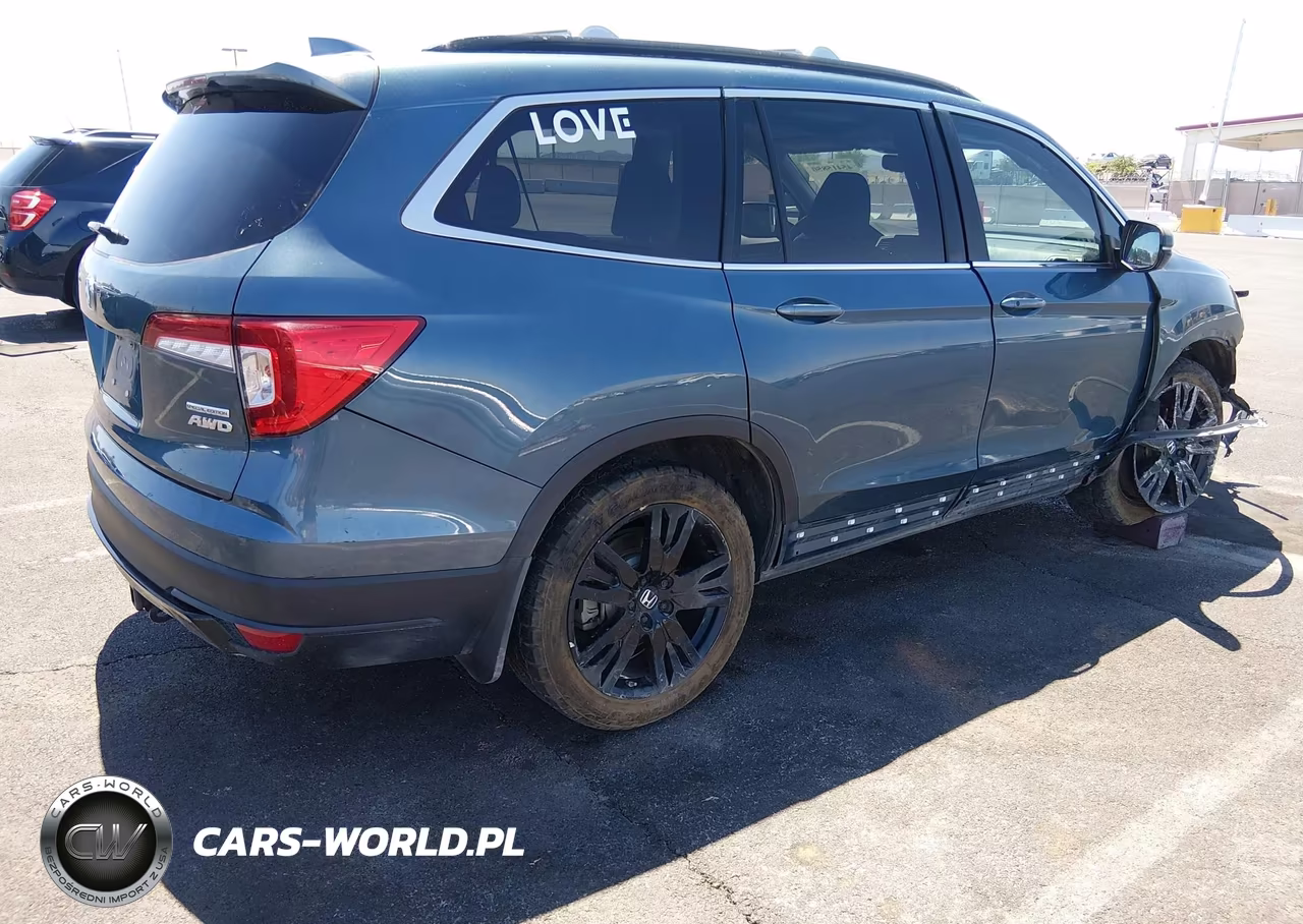 2021 Honda Pilot Awd Special Edition VIN:5FNYF6H29MB092517 - 4