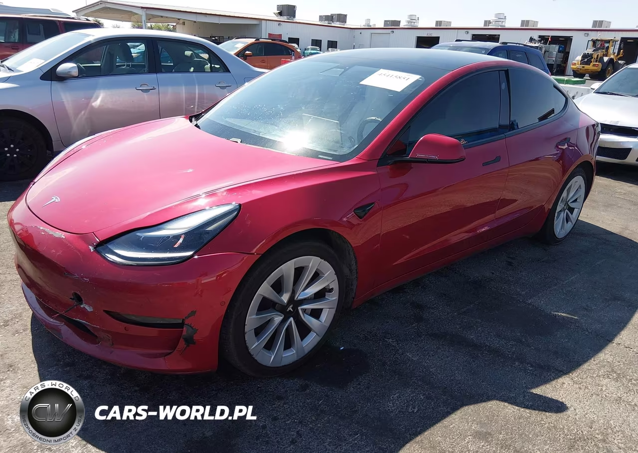 2021 Tesla Model 3 Standard Range Plus Rear-Wheel Drive VIN:5YJ3E1EA0MF983050 - 2
