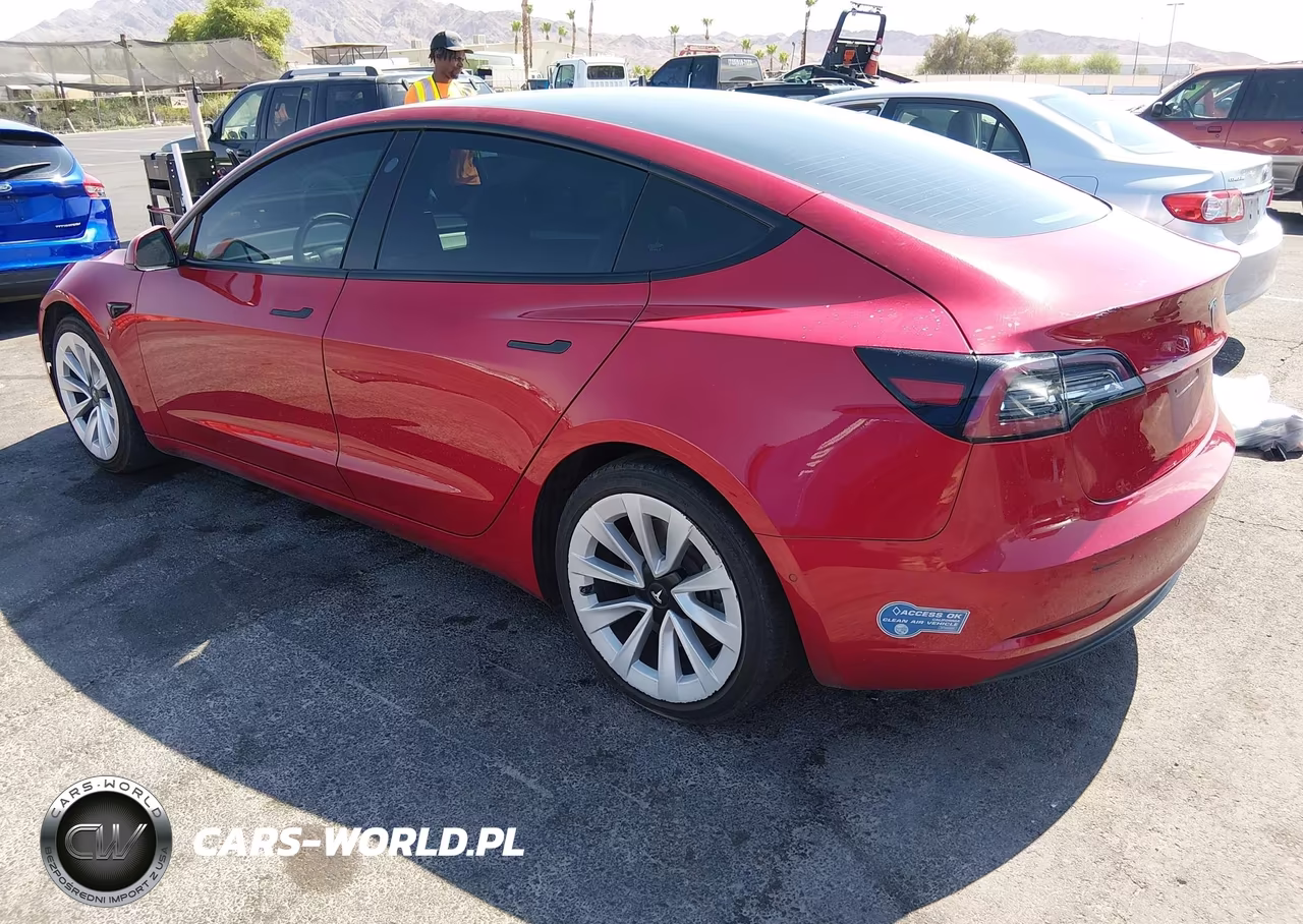2021 Tesla Model 3 Standard Range Plus Rear-Wheel Drive VIN:5YJ3E1EA0MF983050 - 3