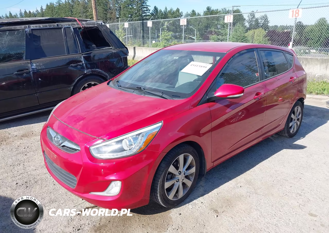 2014 Hyundai Accent Se VIN:KMHCU5AE0EU182772 - 2