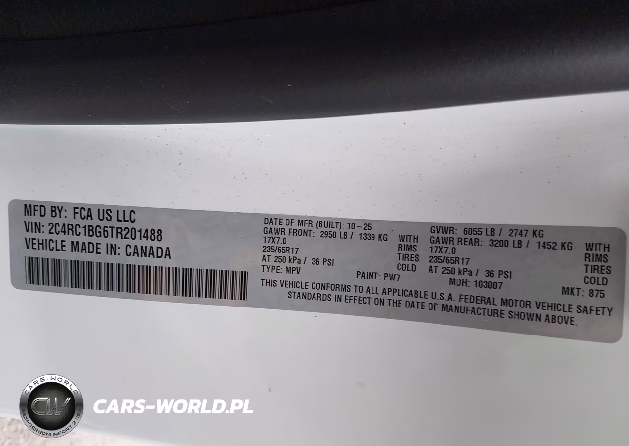 2026 Chrysler Pacifica Select VIN:2C4RC1BG6TR201488 - 9