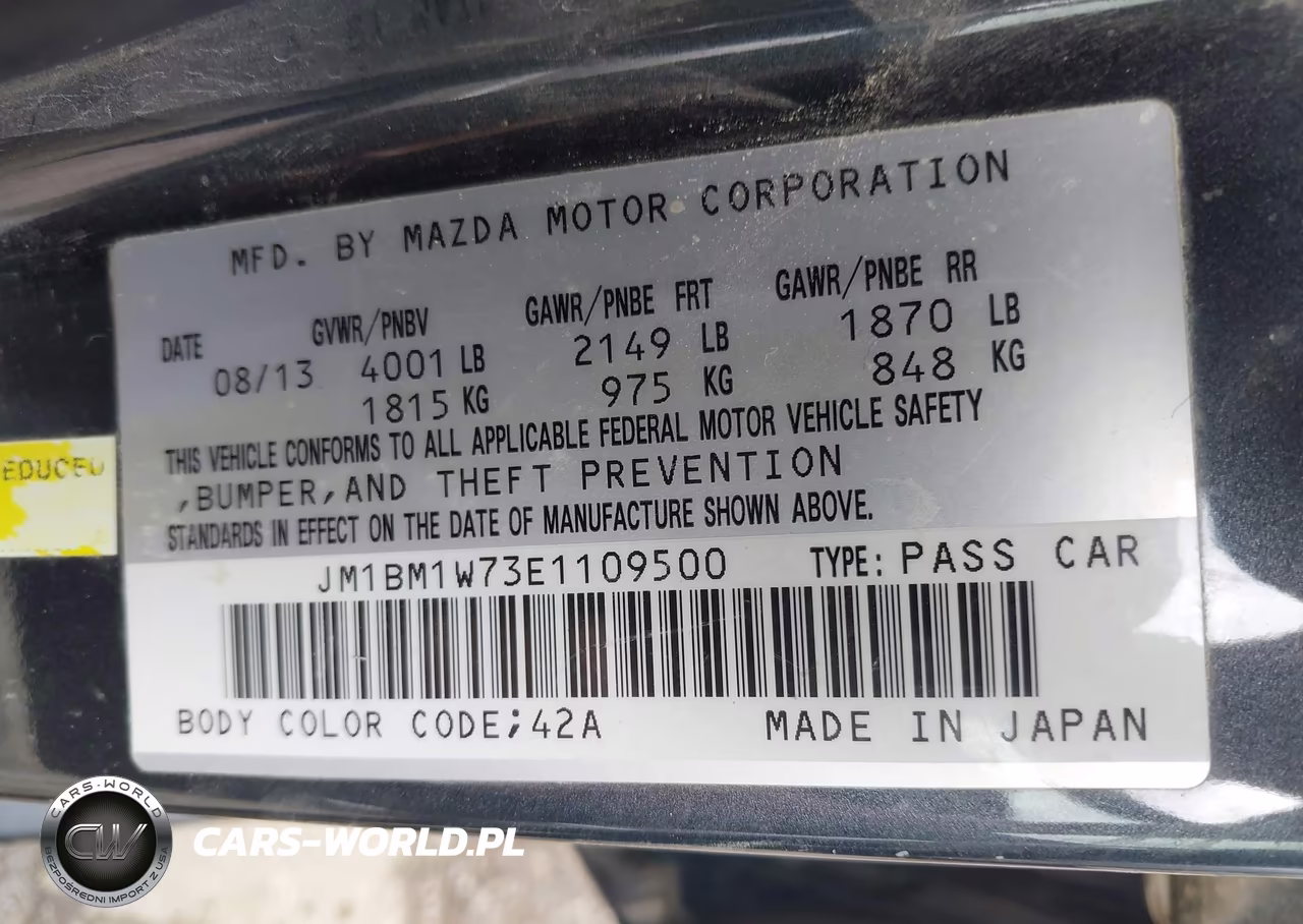 2014 Mazda Mazda3 I Grand Touring VIN:JM1BM1W73E1109500 - 9