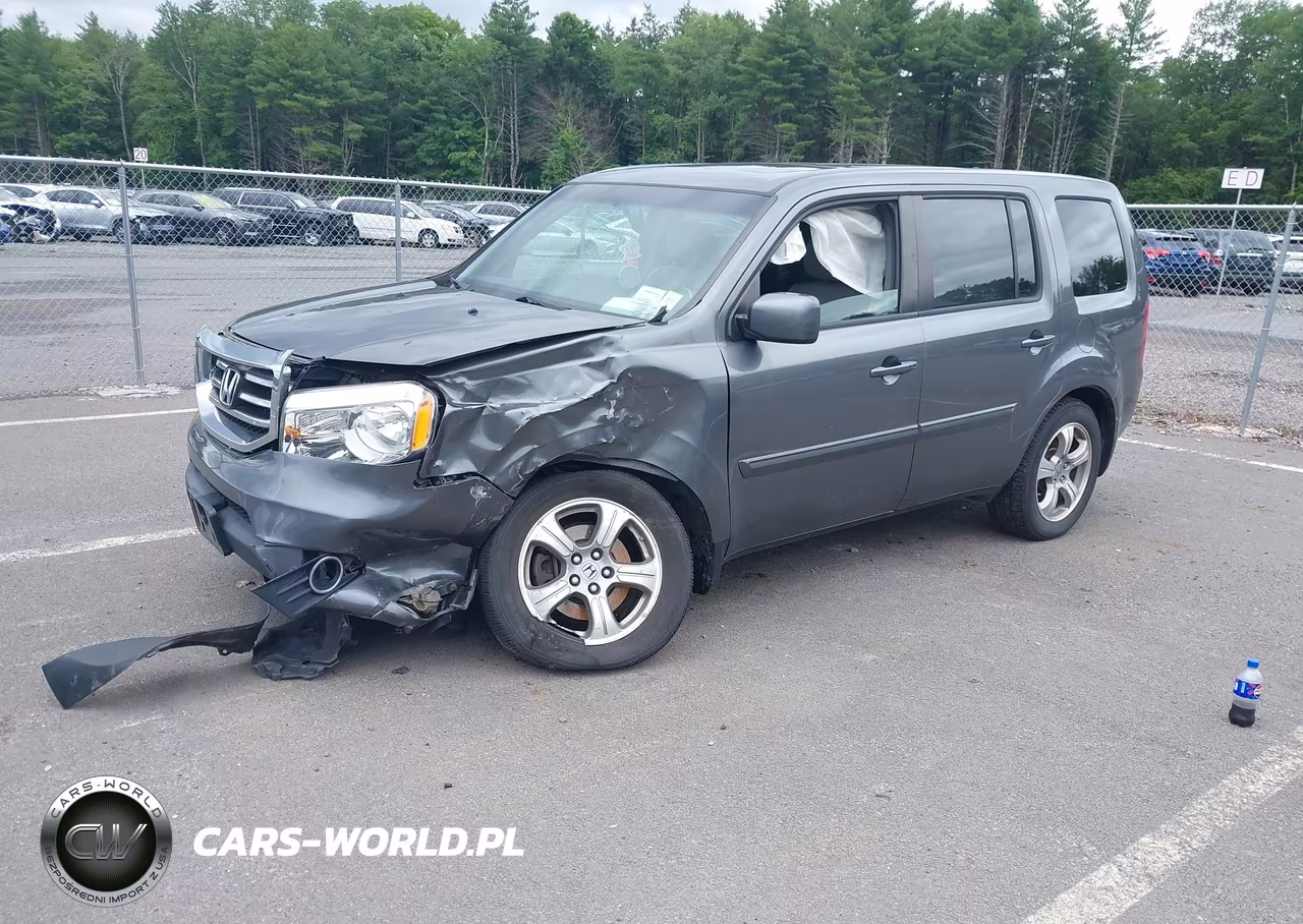 2013 Honda Pilot Ex-L VIN:5FNYF4H64DB070383 - 2