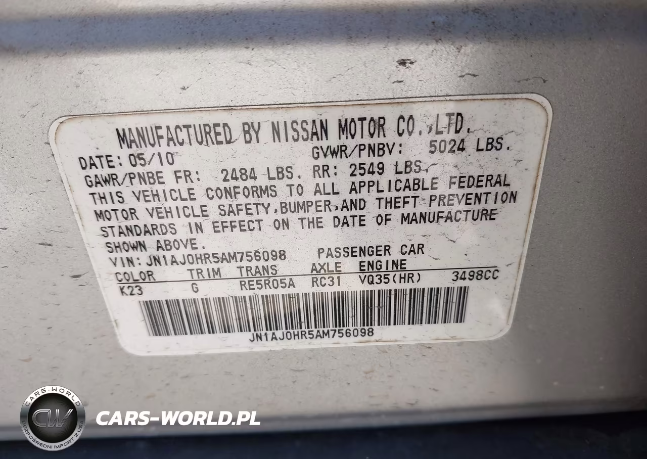 2010 Infiniti Ex35 Journey VIN:JN1AJ0HR5AM756098 - 9