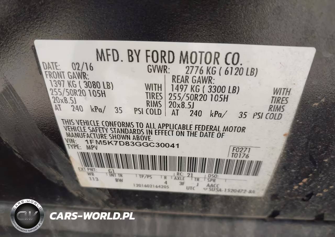 2016 Ford Explorer Xlt VIN:1FM5K7D83GGC30041 - 9