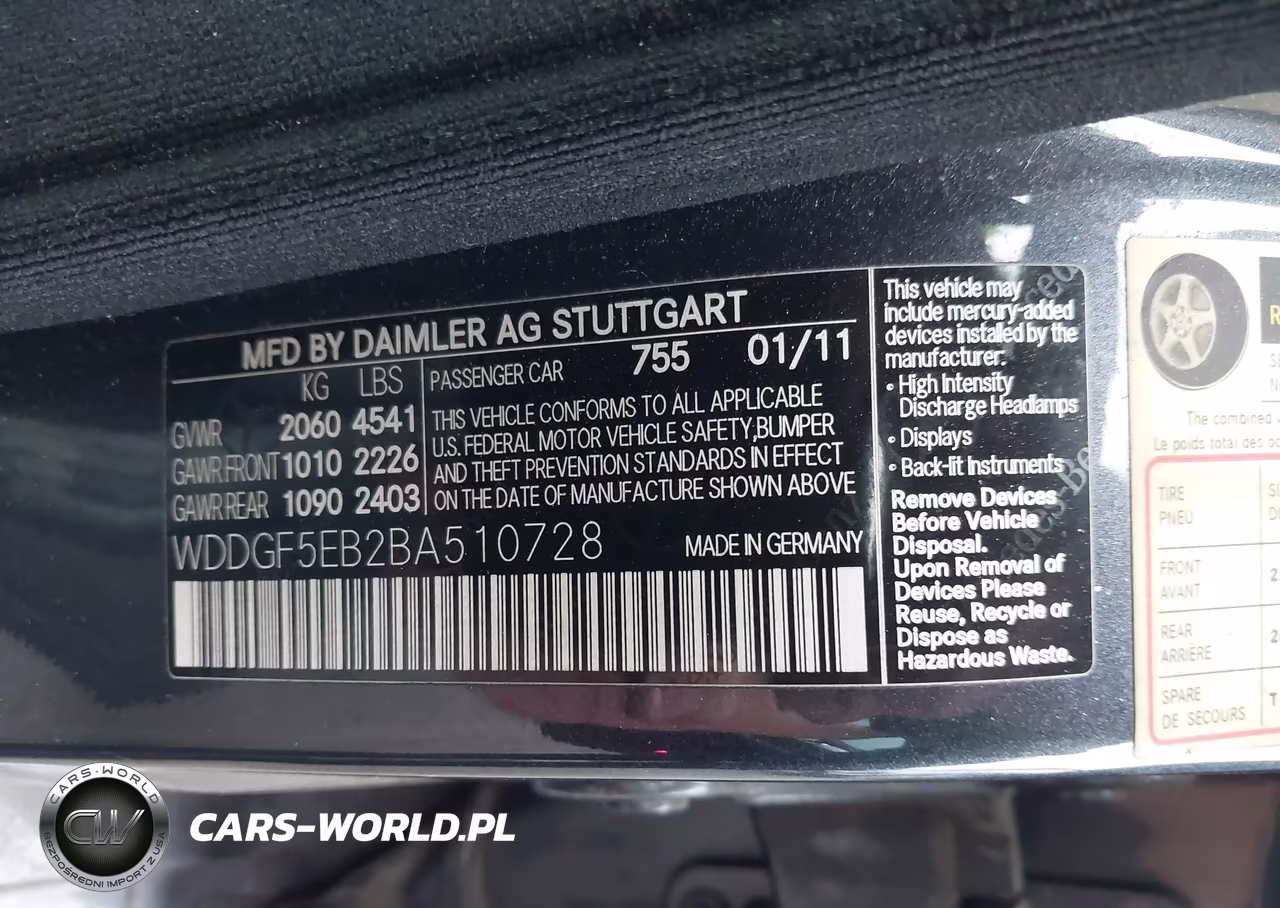 2011 Mercedes-Benz C 300 Luxury-Sport VIN:WDDGF5EB2BA510728 - 9