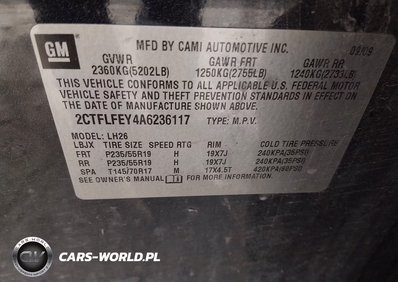 2010 GMC Terrain Slt-1 VIN:2CTFLFEY4A6236117 - 9