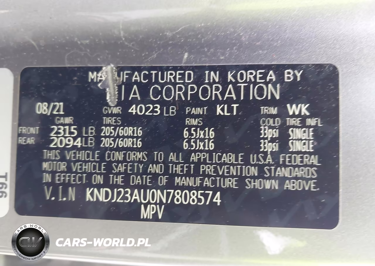 2022 Kia Soul Lx VIN:KNDJ23AU0N7808574 - 9