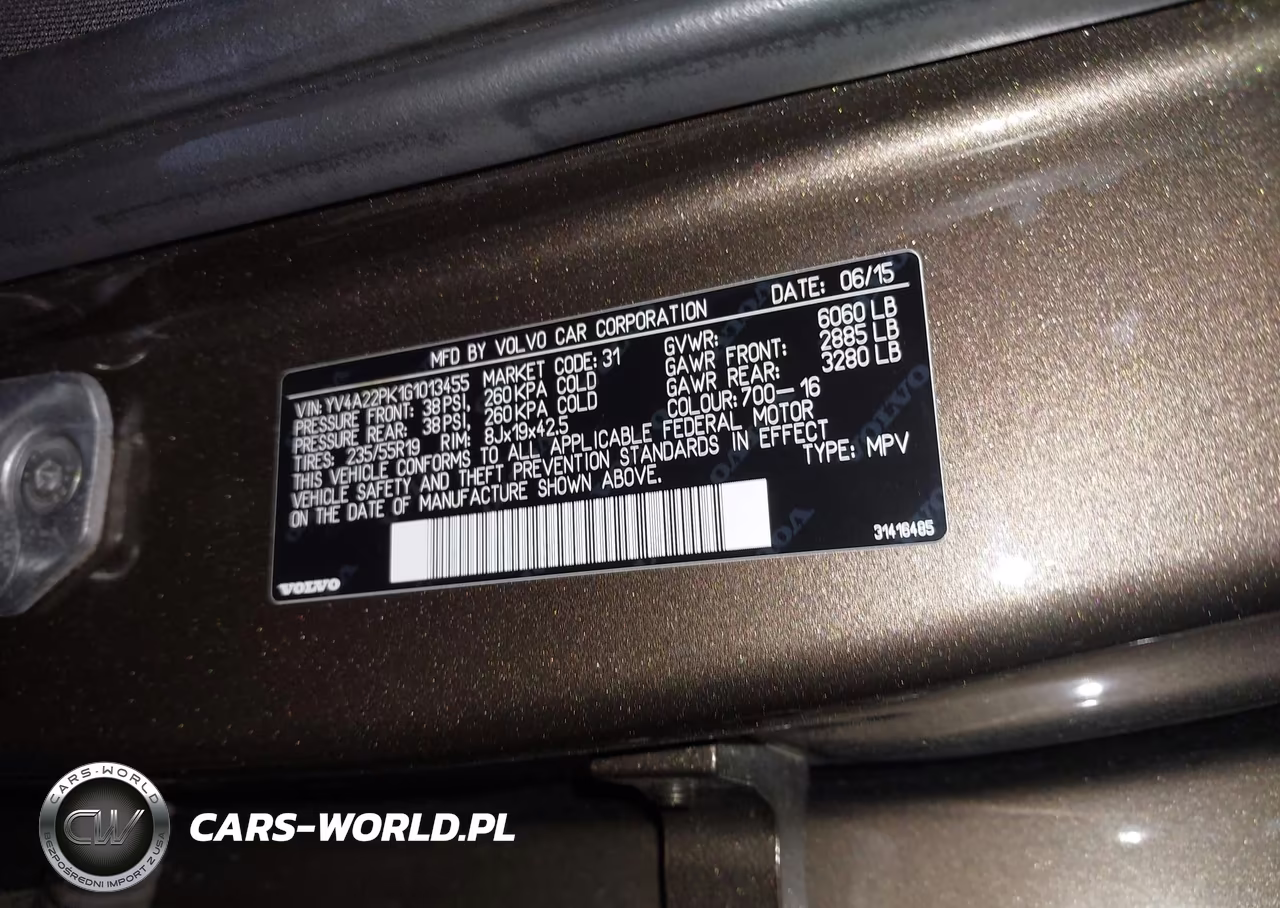 2016 Volvo Xc90 T6 Momentum VIN:YV4A22PK1G1013455 - 9