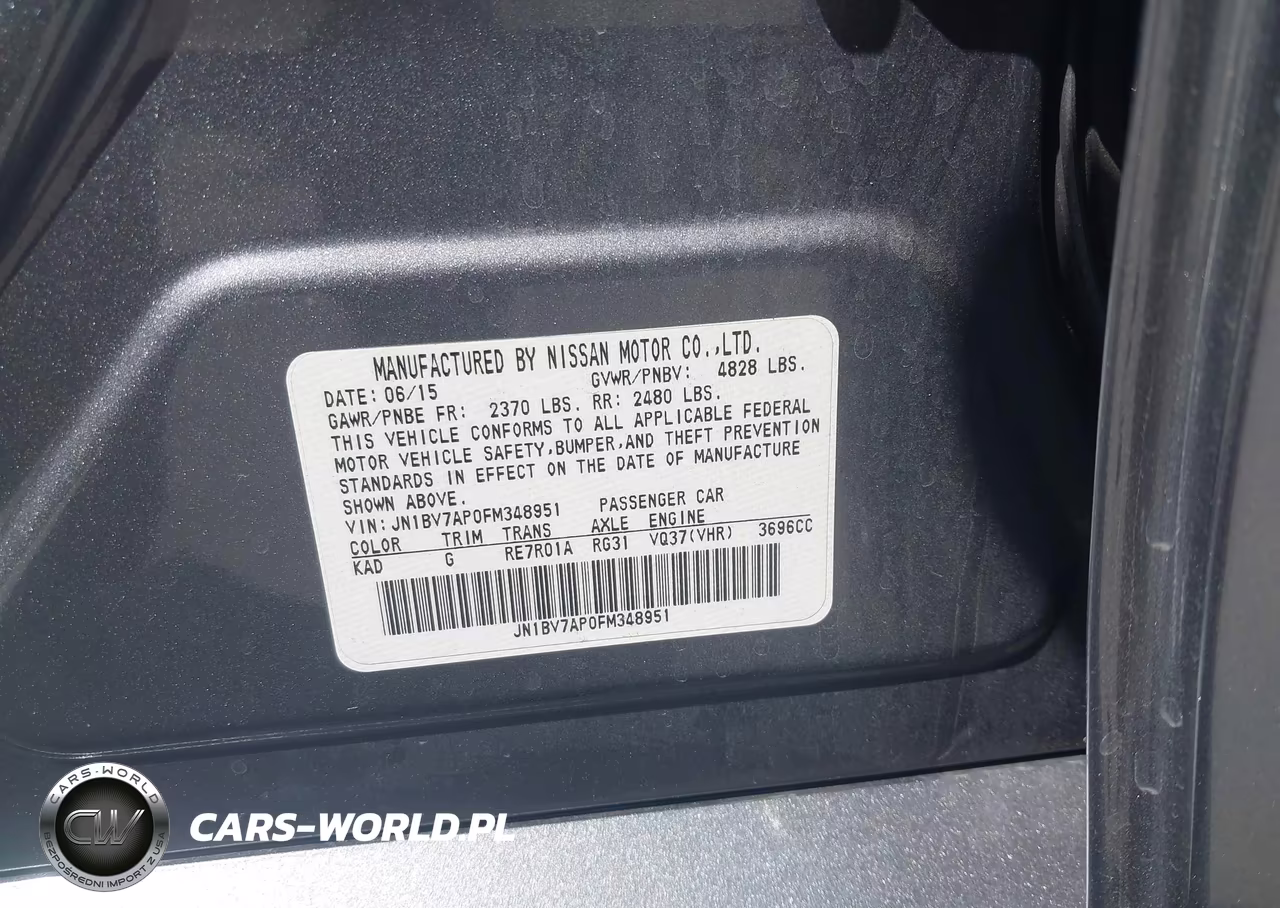 2015 Infiniti Q50 Premium VIN:JN1BV7AP0FM348951 - 9