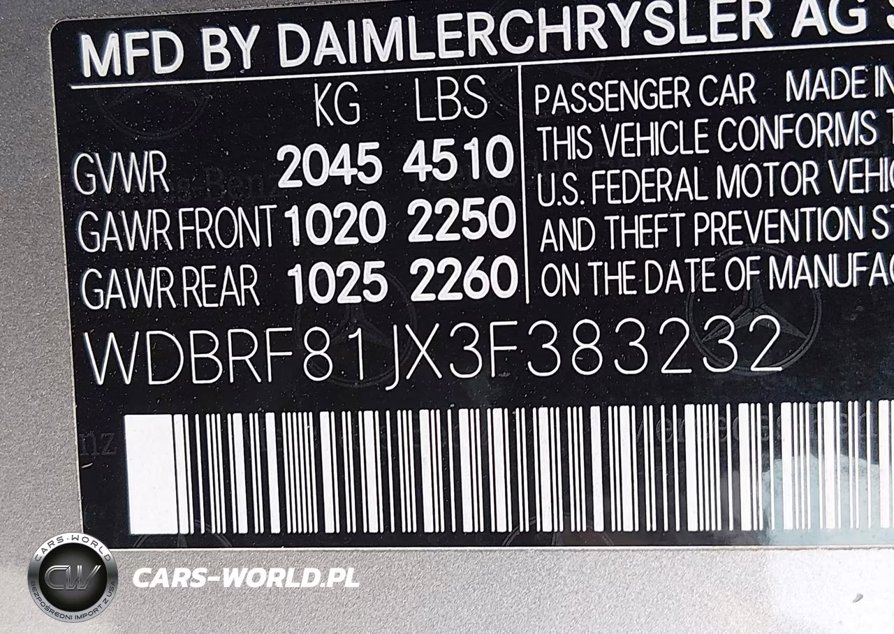 2003 Mercedes-Benz C 240 VIN:WDBRF81JX3F383232 - 9