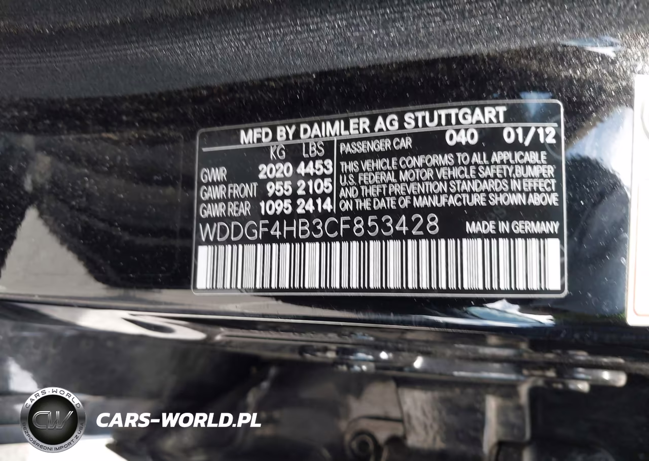 2012 Mercedes-Benz C 250 Sport VIN:WDDGF4HB3CF853428 - 9