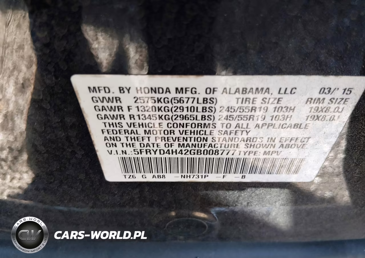 2016 Acura Mdx Technology Acurawatch Plus Packages-Technology Package VIN:5FRYD4H42GB008777 - 9
