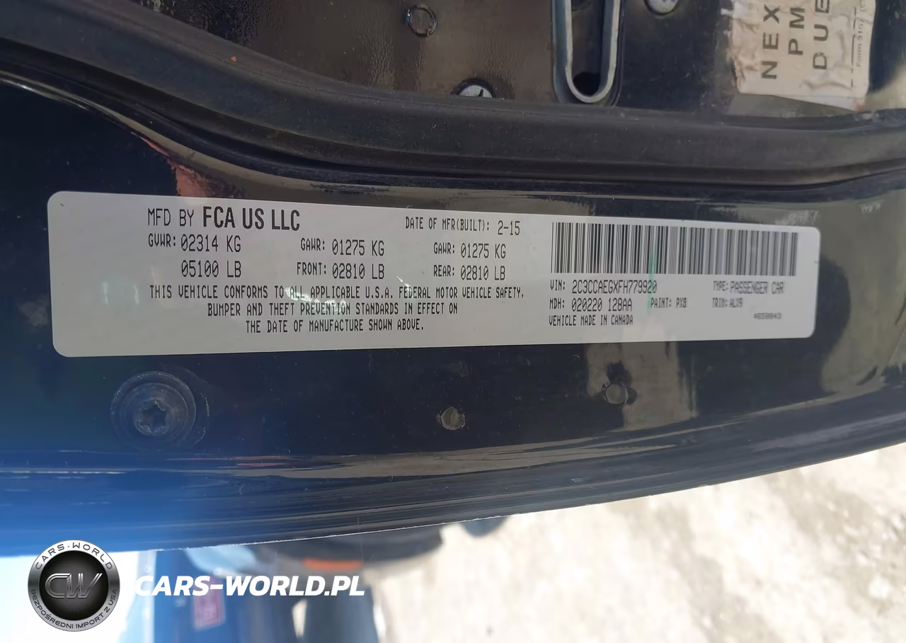 2015 Chrysler 300C VIN:2C3CCAEGXFH779920 - 9