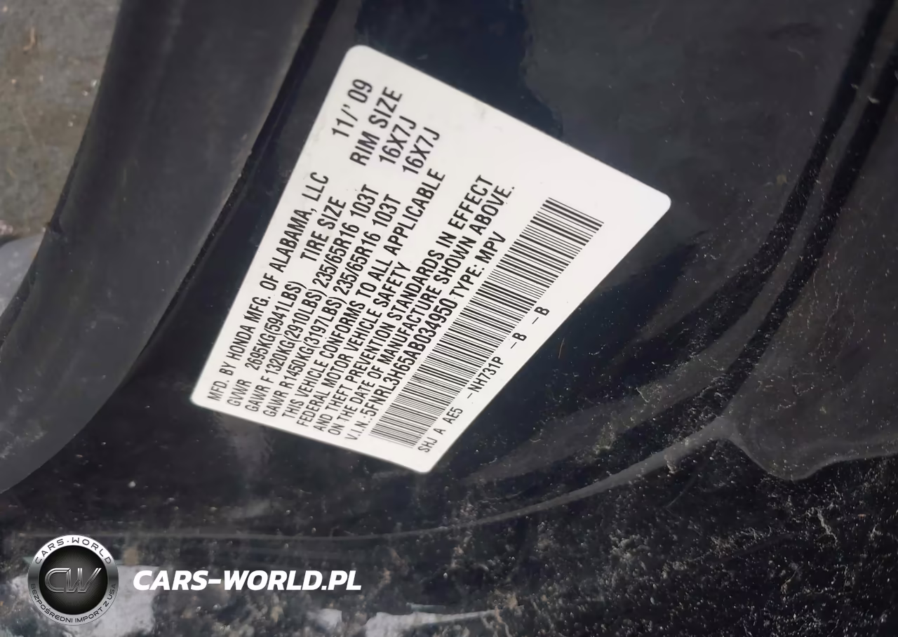 2010 Honda Odyssey Ex-L VIN:5FNRL3H65AB034950 - 9