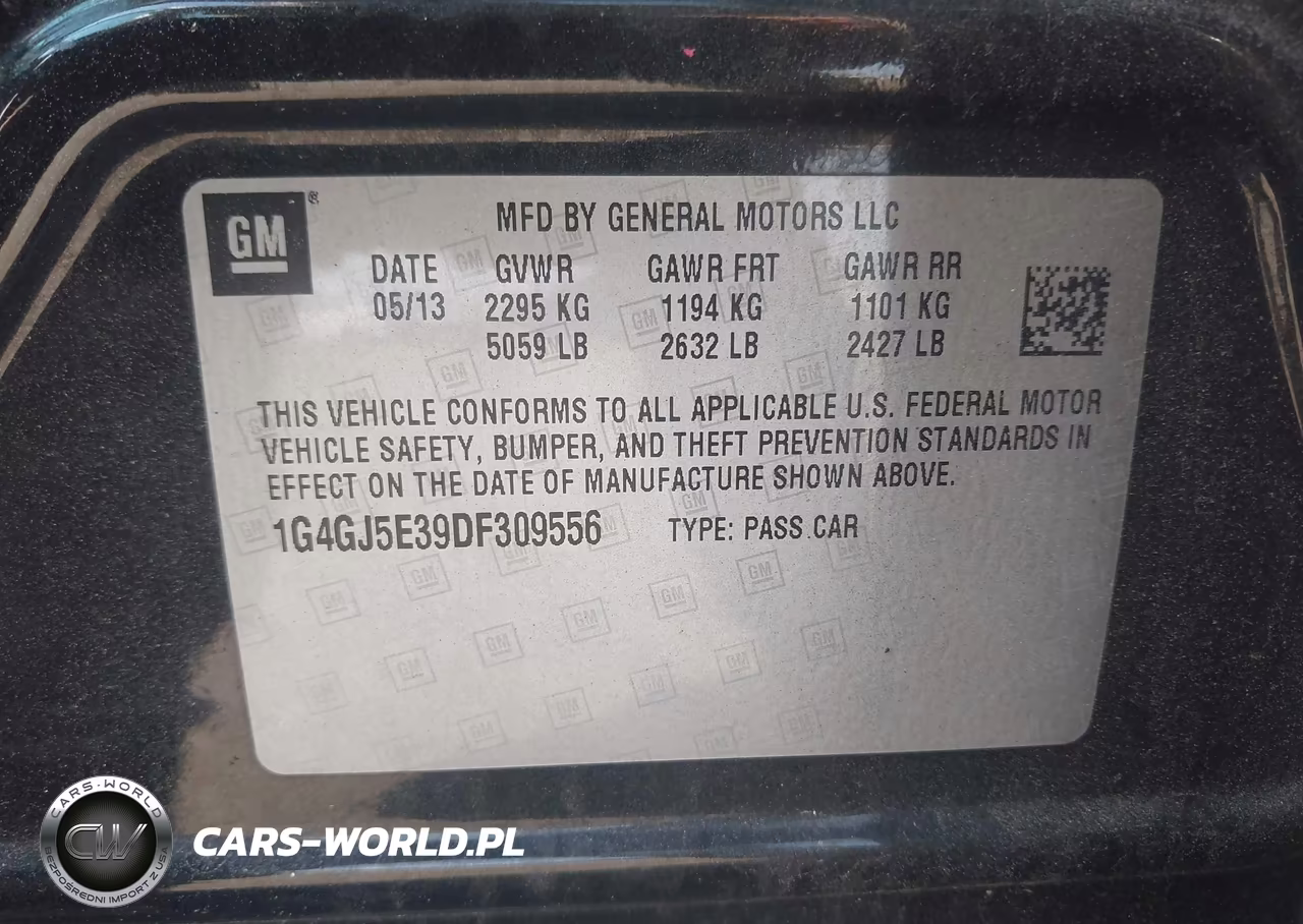 2013 Buick Lacrosse Touring Group VIN:1G4GJ5E39DF309556 - 9