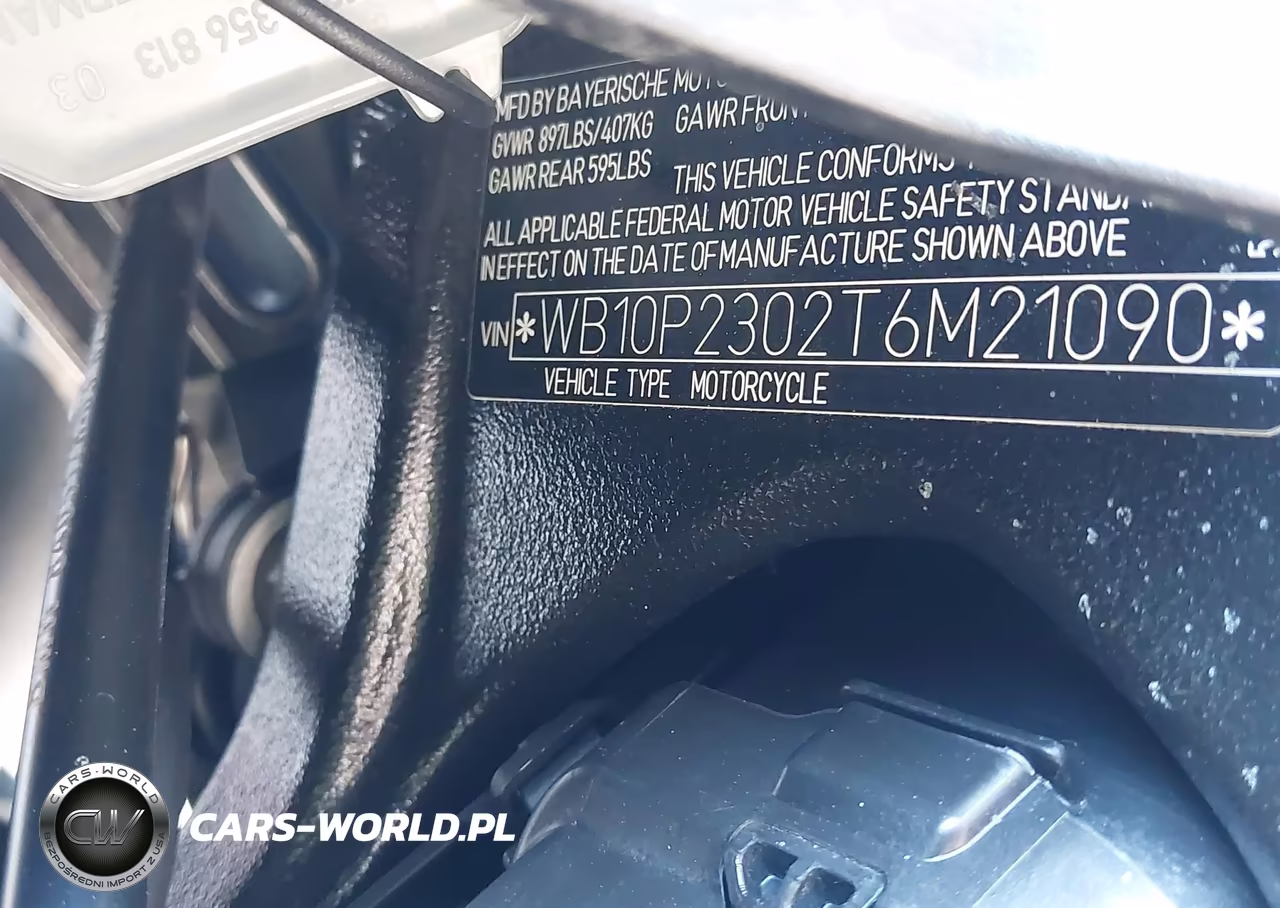 2026 BMW S 1000 Rr VIN:WB10P2302T6M21090 - 10