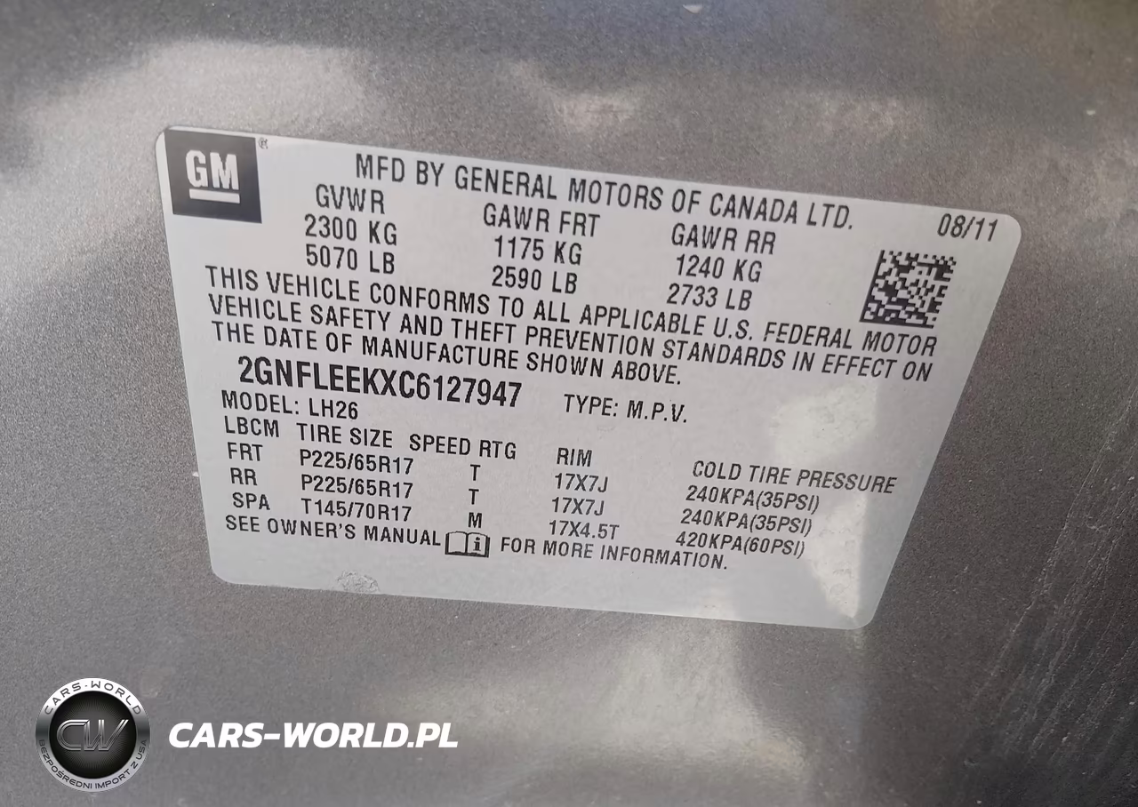 2012 Chevrolet Equinox Lt W-1Lt VIN:2GNFLEEKXC6127947 - 9