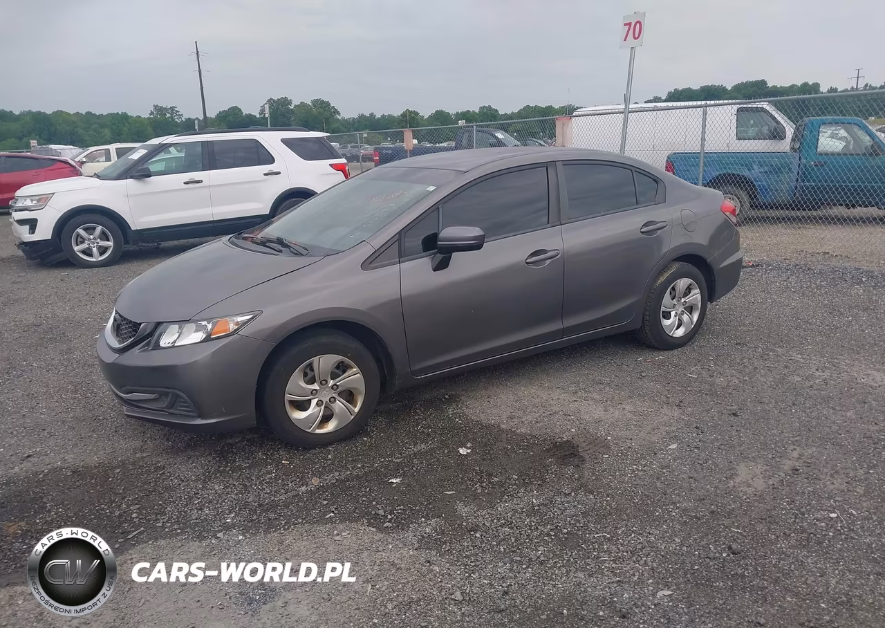 2015 Honda Civic Lx VIN:19XFB2F52FE701402 - 2