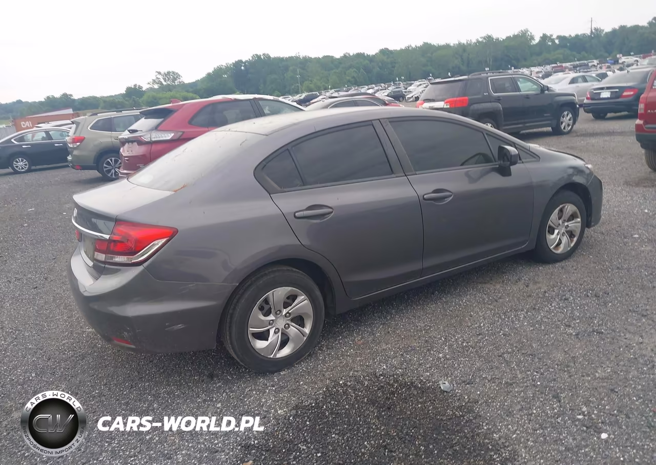 2015 Honda Civic Lx VIN:19XFB2F52FE701402 - 4