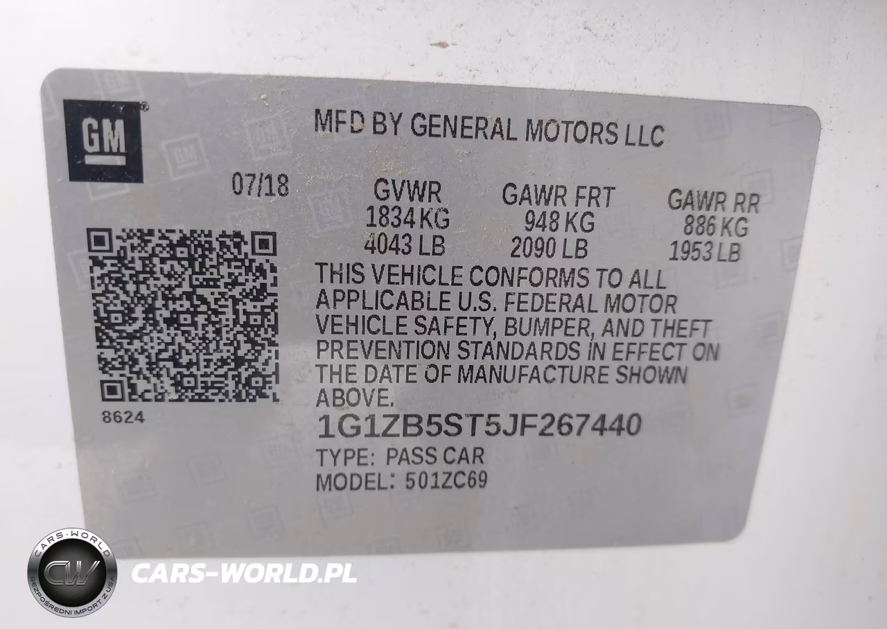 2018 Chevrolet Malibu 1Ls VIN:1G1ZB5ST5JF267440 - 9