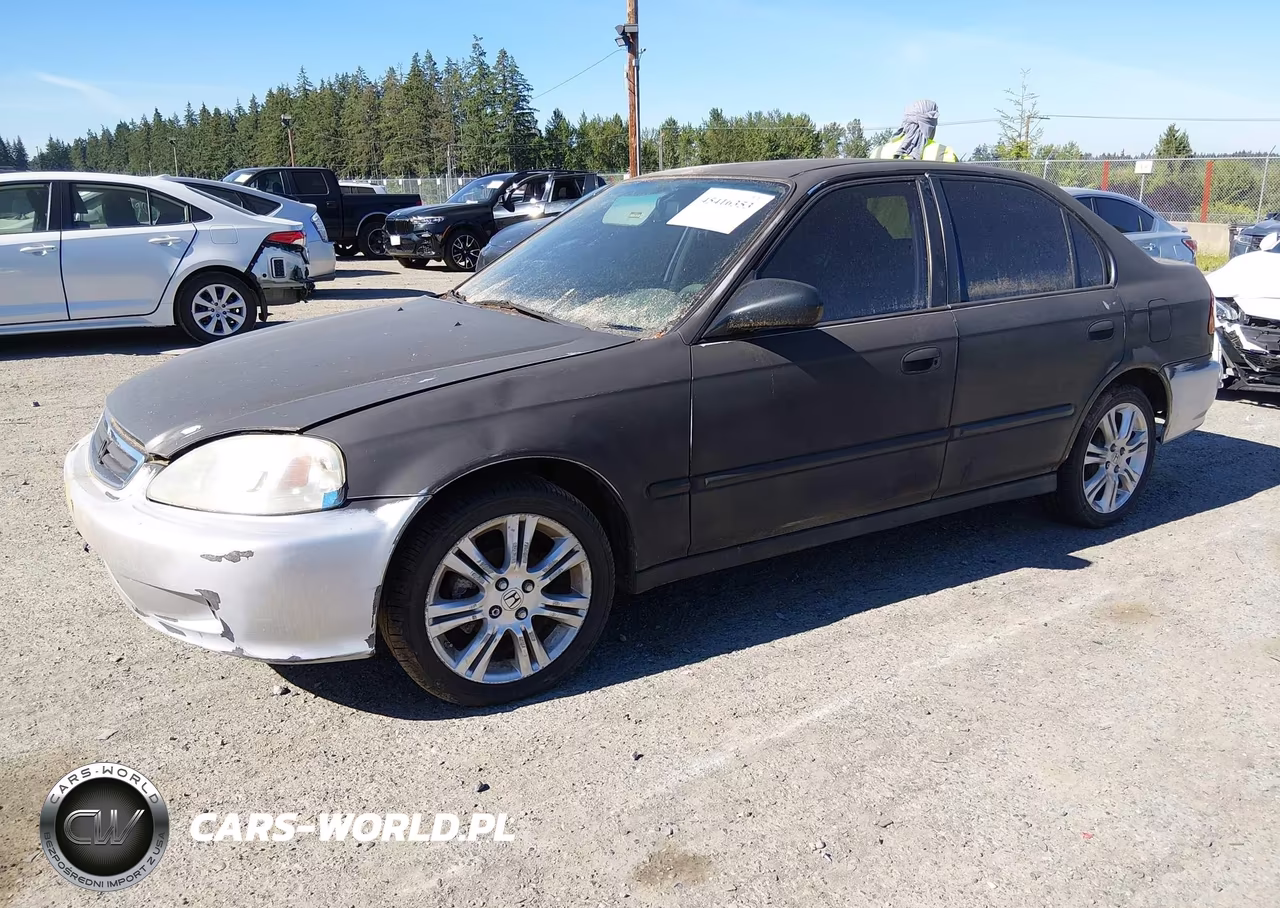 2000 Honda Civic Value Package VIN:2HGEJ6619YH529378 - 2