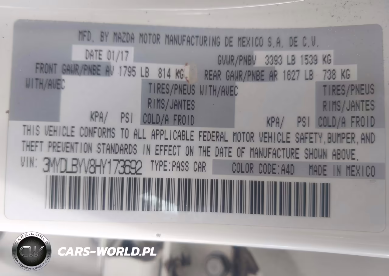 2017 Toyota Yaris Ia VIN:3MYDLBYV8HY173692 - 9