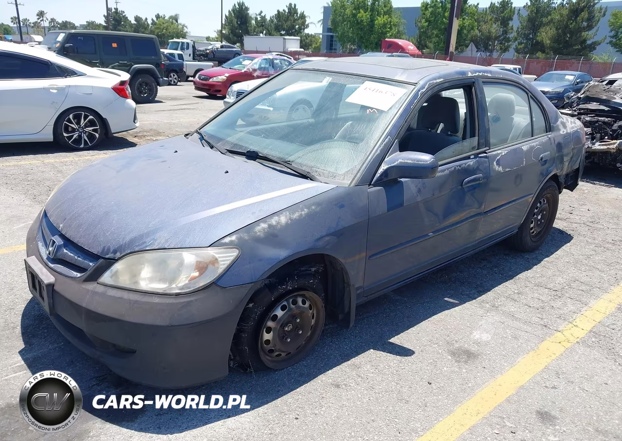 2004 Honda Civic Ex VIN:2HGES26704H544792 - 2