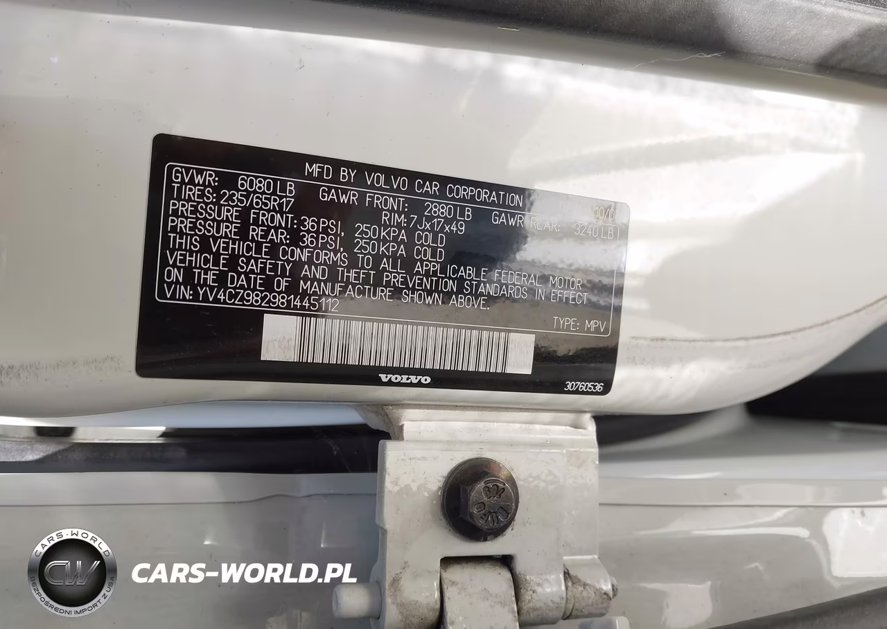 2008 Volvo Xc90 3.2 VIN:YV4CZ982981445112 - 9