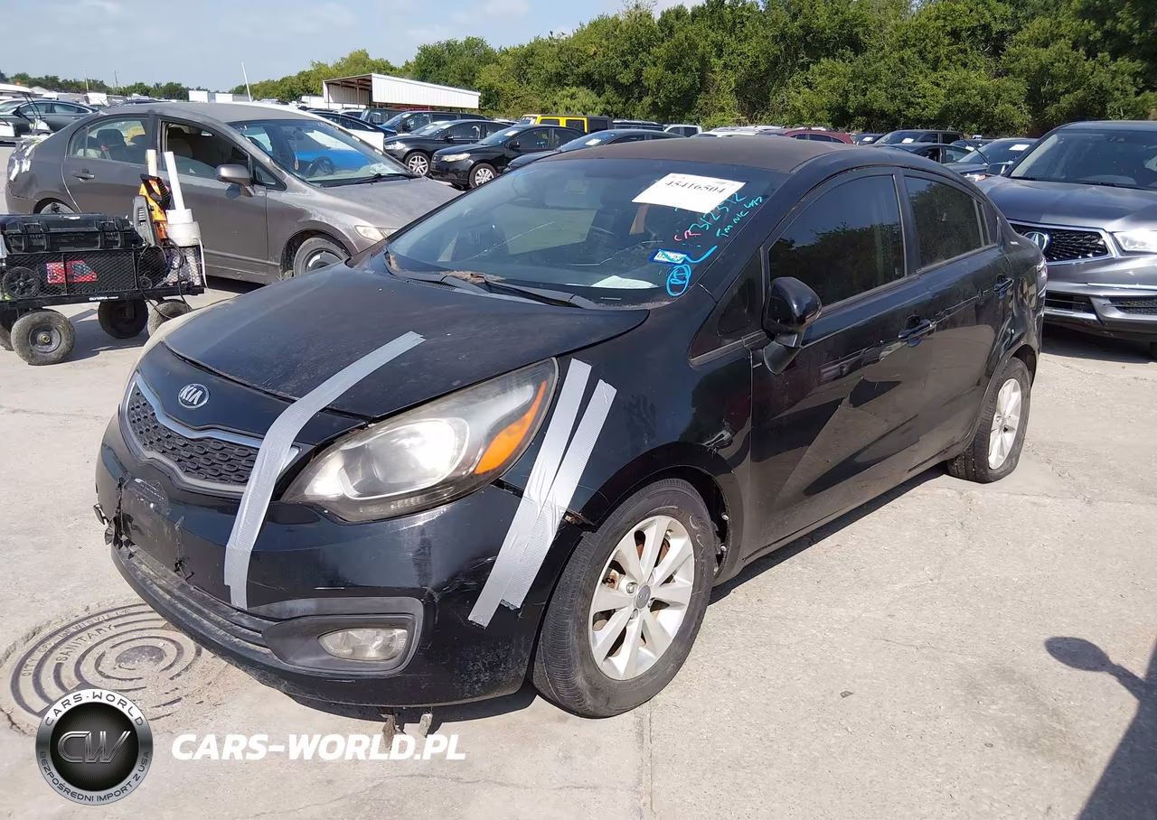 2013 Kia Rio Ex VIN:KNADN4A38D6312392 - 2