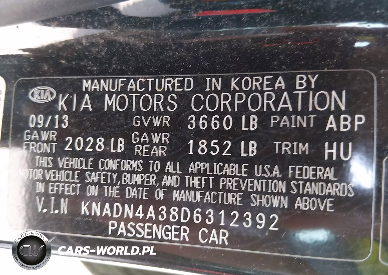 2013 Kia Rio Ex VIN:KNADN4A38D6312392 - 9