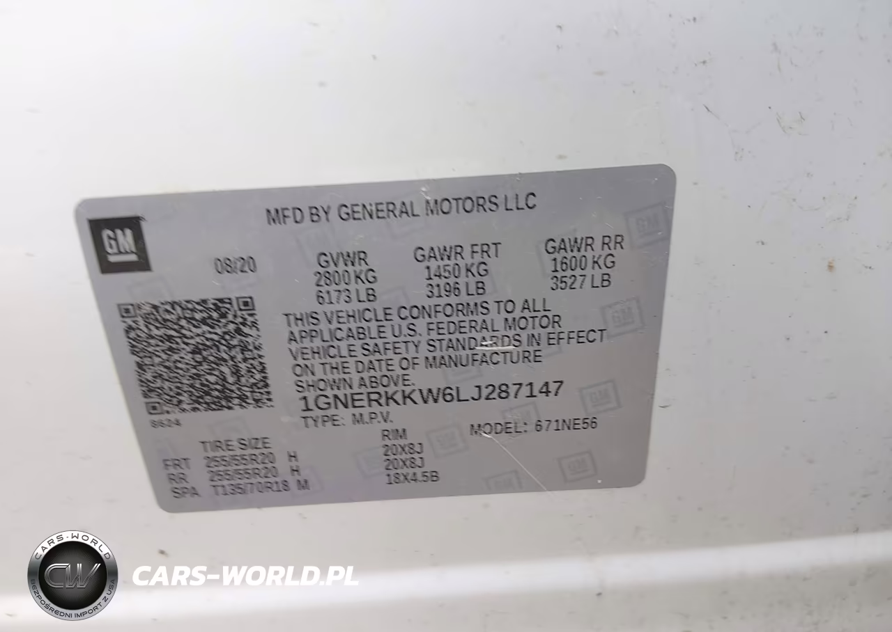 2020 Chevrolet Traverse Fwd Premier VIN:1GNERKKW6LJ287147 - 9